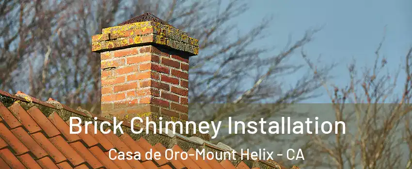  Brick Chimney Installation Casa de Oro-Mount Helix - CA