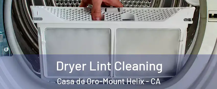  Dryer Lint Cleaning Casa de Oro-Mount Helix - CA