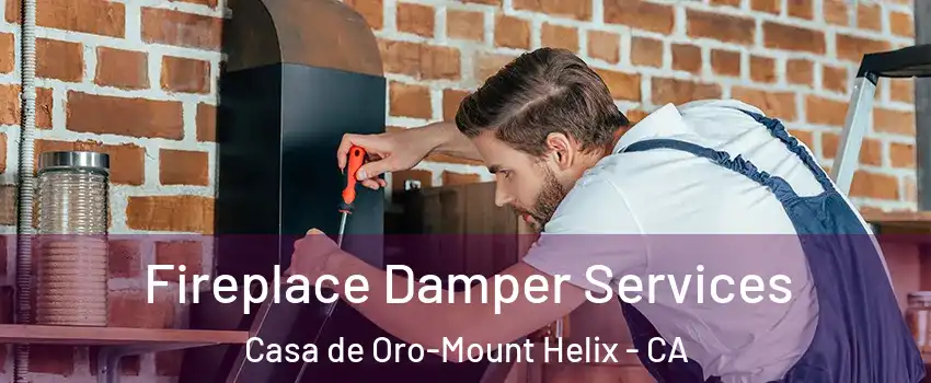  Fireplace Damper Services Casa de Oro-Mount Helix - CA