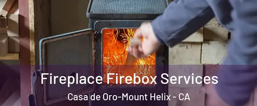  Fireplace Firebox Services Casa de Oro-Mount Helix - CA