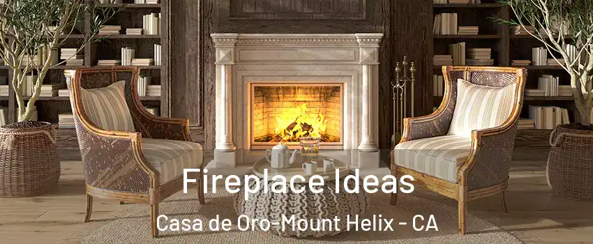  Fireplace Ideas Casa de Oro-Mount Helix - CA