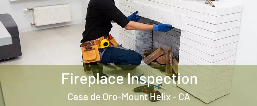  Fireplace Inspection Casa de Oro-Mount Helix - CA