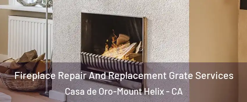  Fireplace Repair And Replacement Grate Services Casa de Oro-Mount Helix - CA