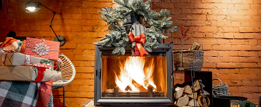 Travis Industries Linear Gas Fireplace Installation in Casa de Oro-Mount Helix, California